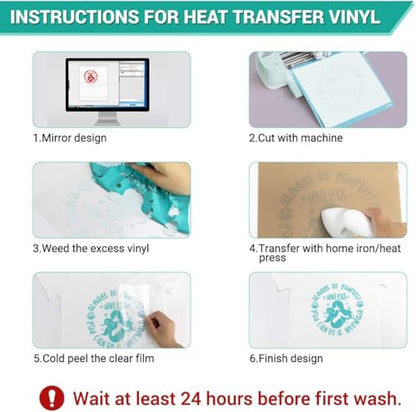Heat Transfer Vinyl Bundle (24 Count)