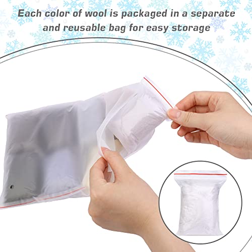 Needle Felting Wool 2.82oz (8 Count)