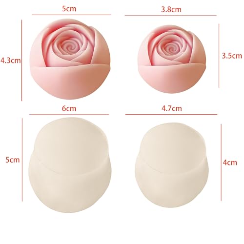 2 Pack Flower Succulent Candle Mold