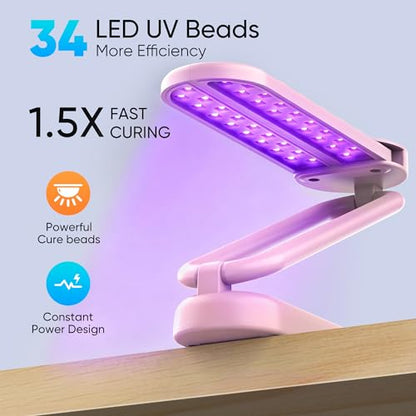 34 LEDs Cordless UV Light for Resin