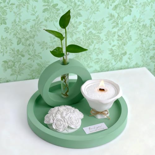 Rose Jar Resin Mold with Lid