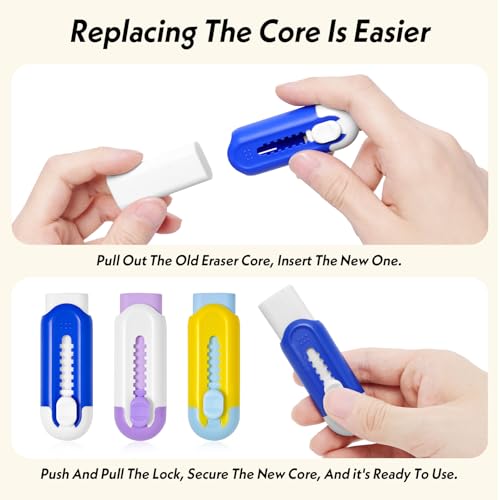 Retractable Eraser (3 Count)