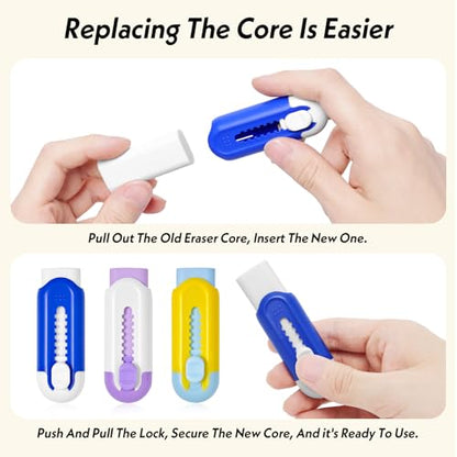 Retractable Eraser (3 Count)
