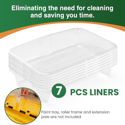 7 Pcs 18 Inch Paint Tray Liners