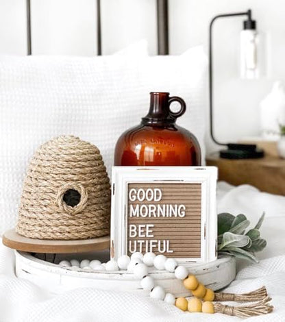 Mini Letter Board [Set of 3] Small Felt Letter Board Letters and Symbols Trio