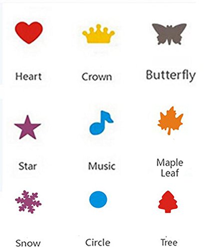 9 PCS Mini Paper Punches Sets Christmas Tree Snowflake and Circle Craft Hole Puncher Shape DIY Scrapbook Paper Cards Art Cutter Tool - Crafty Corner