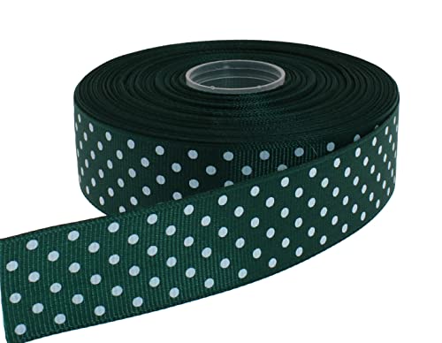 Polka Dot Grosgrain Ribbon 25 Yard Each Roll 100% Polyester
