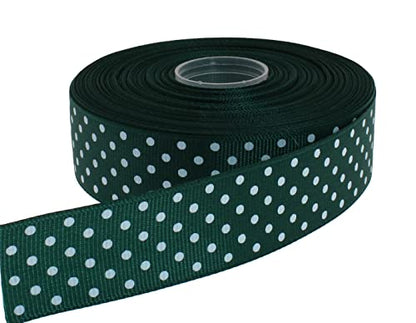 Polka Dot Grosgrain Ribbon 25 Yard Each Roll 100% Polyester