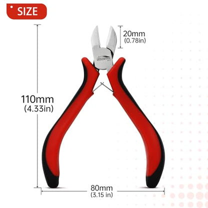 5 Pack 4" Small Wire Cutters (5 Count)