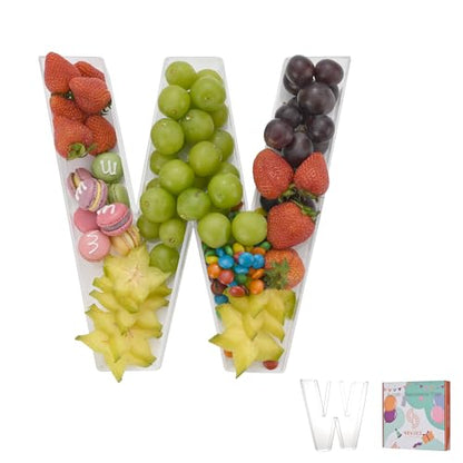 11" Clear Acrylic Letter & Number Charcuterie Tray