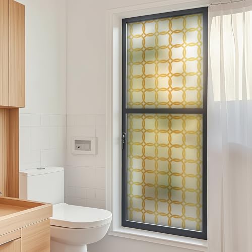 Celtic Knot Seamless Pattern Full Privacy Window Film 17.7'' x 78.7''