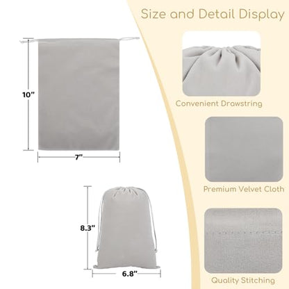 50Pcs Velvet Gift Bags (29.3479 Ounce)