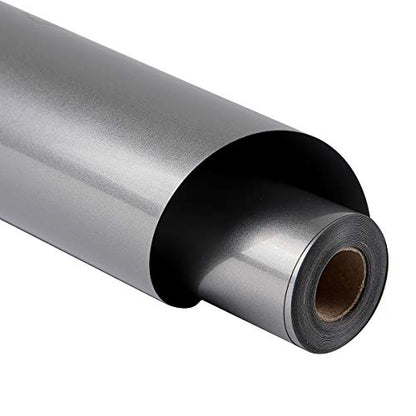 Reflective Dark Grey HTV Rolls Heat Transfer Vinyl