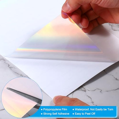 8.3x5.8 Holographic Sticker Paper (20 Count)
