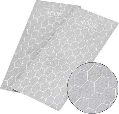 Diamond Sharpening Stone for 5 PCS Diamond Plate Honing Stone for Kitchen Sharpening Dull Knives Grindstone (5 Count)