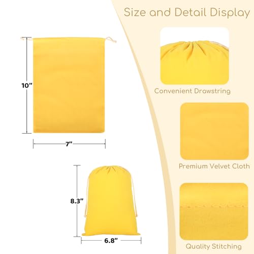 50Pcs Velvet Gift Bags (28.713 Ounce)