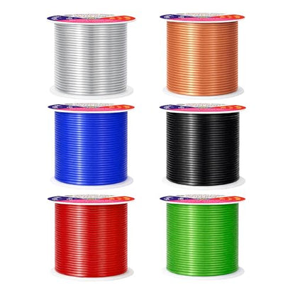 16 GA Black Red Green Assorted Anodized Aluminum Craft Wire