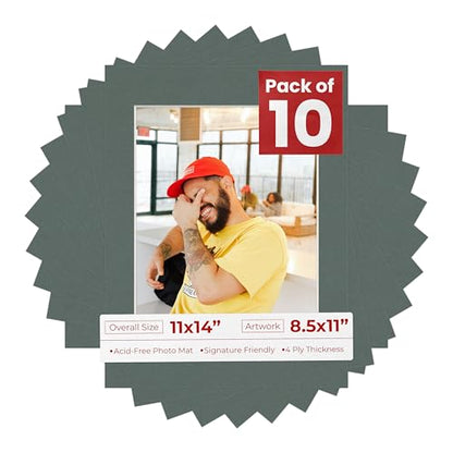 11x14 Mat for 8.5x11 Photo (10 Count)
