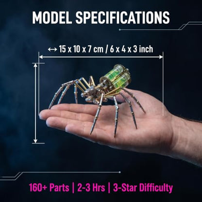 Steampunk Mechanical Spider 3D Metal Puzzle