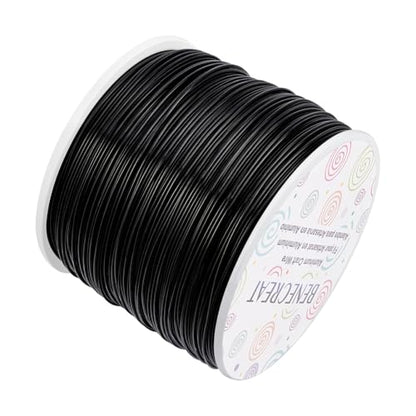 20 Gauge 770FT Black Aluminum Wire Anodized Jewelry Craft Making Beading Floist Wire Colored Aluminum Garden Craft Wires for Model Craft Decoration (770 Foot)