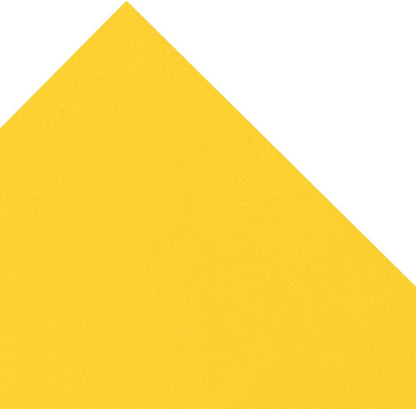 PA Paper Accents Stash Builder Cardstock 8.5" x 11" Raincoat Yellow, 65lb colored cardstock paper for card making, scrapbooking, printing, quilling and crafts, 25 piece pack