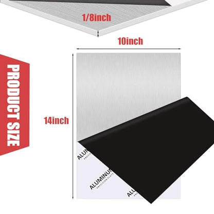 2Pack 1 8Inch Thick Aluminum Sheet Metal (28 Sq Ft)