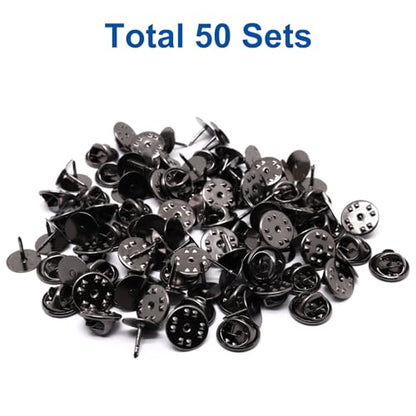 50 Set Pin Backs (50 Count)
