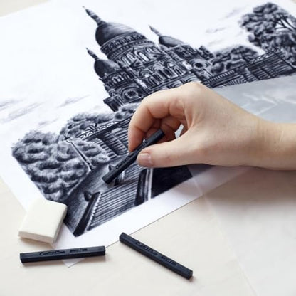12 Count HB Sketching Crayons Set