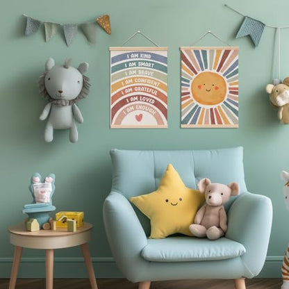 Inspirational Boho Sun Poster Hanger
