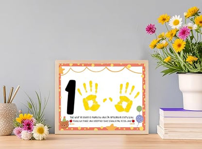 100th Day of School Handprint DIY Craft Greeting Cards