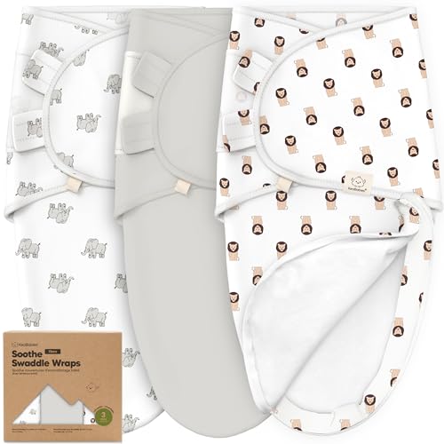 Newborn Swaddles with Zippers (3 Count)