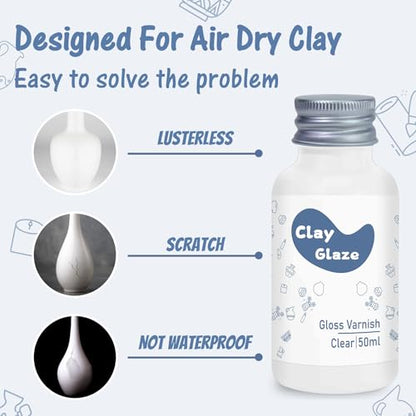 Air Dry Clay Glaze