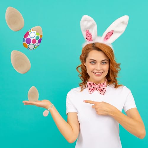 Unpainted Wooden Eggs (6 Count)