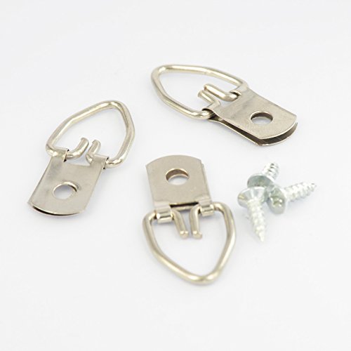 D Ring Picture Hangers with Screws (300 Count)
