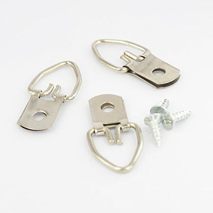 D Ring Picture Hangers with Screws (300 Count)