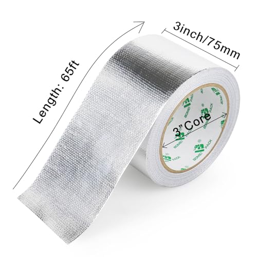 Adhesive Aluminum Foil Heat Shield Tape Barrier 3in x 66ft
