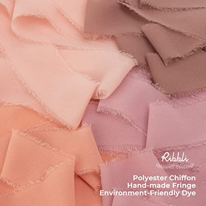 Antique Mauve Chiffon Ribbon 1 (60 Foot)