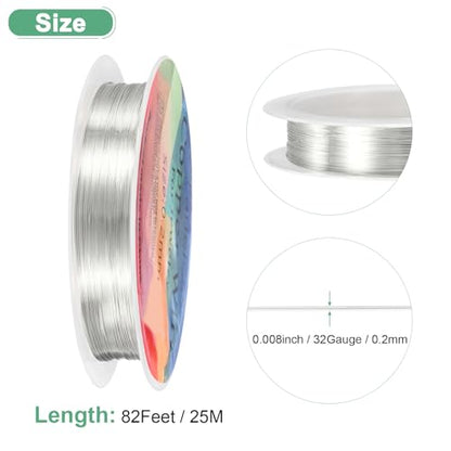 0.2 mm 32 Gauge Copper Wire for Jewelry Making