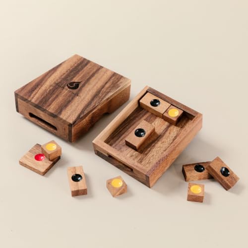 Setting Sun STEM Sliding Block Puzzle AKA Huarong Dao or Klotski from SiamMandalay with SM Gift Box
