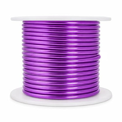 8 Gauge Purple Anodized Aluminum Craft Wire