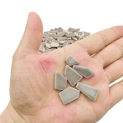 1.1LB Irregular Ceramics Mosaic Tiles (160 Count)