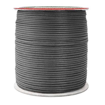 2mm Dim Gray Waxed Cord