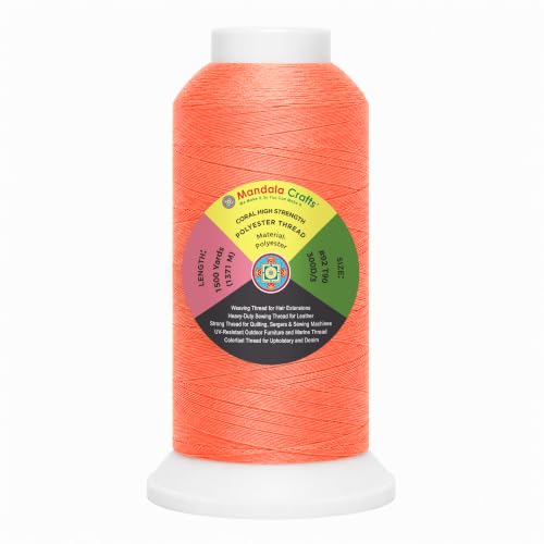Coral Tex 90 Polyester Heavy Duty Thread for Upholstery