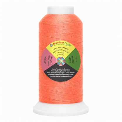 Coral Tex 90 Polyester Heavy Duty Thread for Upholstery