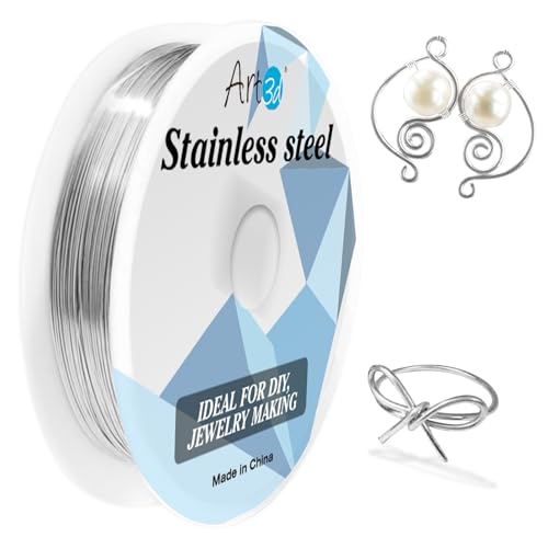 20 Gauge Bendable Soft Stainless Steel Craft Wire (120 Foot)