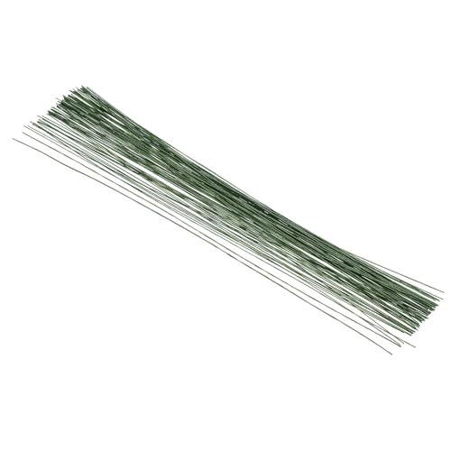 26 Gauge 16" Floral Stem Wire Paper Wrapped Iron Artificial 100Pcs
