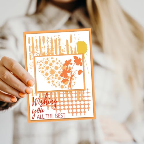 Clear Stamp Mottled Patterns Silicone Stamps for DIY Scrapbooking Photo Album Decorative Cards Making Background Holiday Card Making Album Crafts