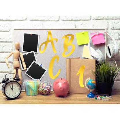 576 Pcs Vinyl Letter Stickers 3 Inch (8 Count)
