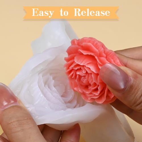 Peony Candle Mold
