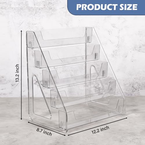 Upgraded 5 Tier Acrylic Card Display Stand